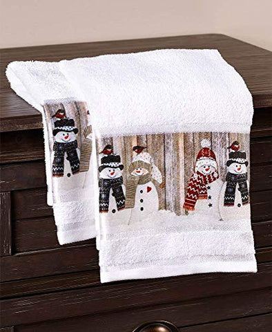 LTD Commodities Snowplace Like Home Bath Collection - Set of 2 Hand Towels