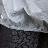 Duck Covers-A1C264 Defender Car Cover for Sedans up to 22' - Gray/Light Blue