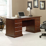 Sauder Heritage Hill Executive Desk, Classic Cherry Finish