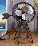 ZaikaHome Windmill Themed USB Desktop Fan - Windmill