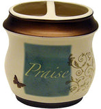 Mainstay Butterfly Blessing Decorative Bath Collection - Toothbrush Holder