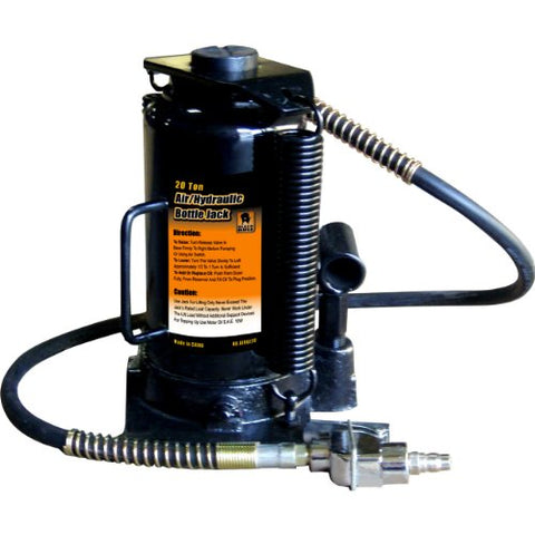 Black Bull AIRBJ20 20 Ton Manual Air/Hydraulic Bottle Jack
