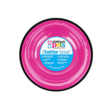 Platinum Pets Non-Tip Stainless Steel Dog Bowl, 10 Oz, C/Y Apple Small, Candy Apple Red