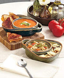 Stoneware Chip, Dip, Soup & Side Bowls for Parties with Rustic, Southwestern Style