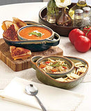 Stoneware Chip, Dip, Soup & Side Bowls for Parties with Rustic, Southwestern Style