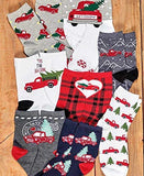 Ltd. 8-Pair Red Truck Crew Socks