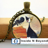 Vintage Cats Pendant Necklace (Multiple Variations Available)