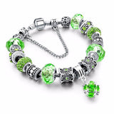 European style Tibetan bracelet with crystal charm (Multiple Colors Available)