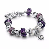 European style Tibetan bracelet with crystal charm (Multiple Colors Available)