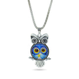 Vintage owl pendant necklace (Multiple Variations Available)