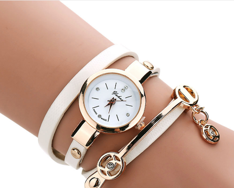 Luxurious wrist watch bracelet (Multiple Colors Available)