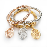 Gold, silver and bronze combination bracelet (Multiple Variations Available)